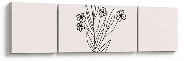 Obraz - Luční květ N⁰1 (170x50 cm)