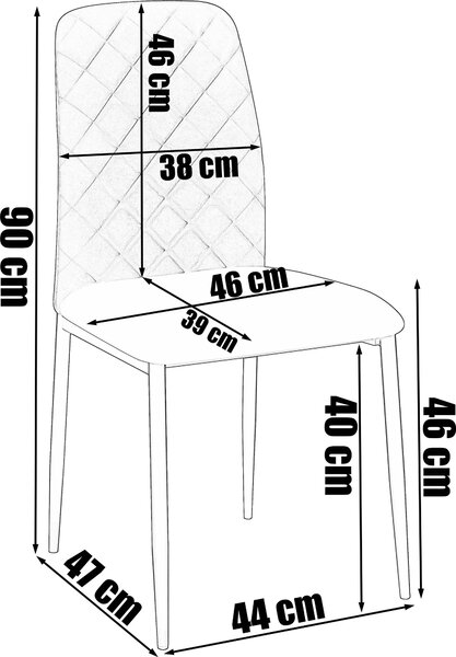 Čalouněná sametová židle MAVERIK Velvet Graphite