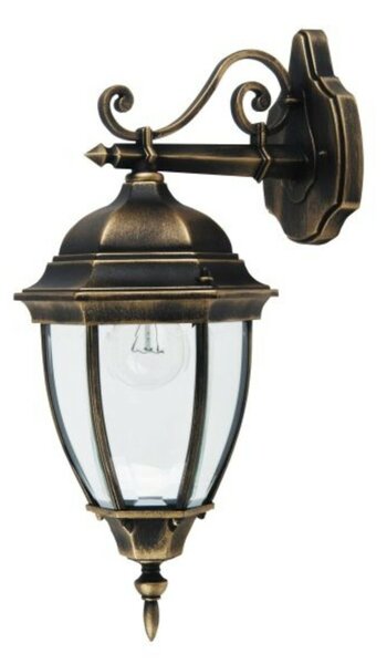 Rabalux venkovní nástěnné svítidlo Toronto E27 1x MAX 60W antická zlatá IP44 8381