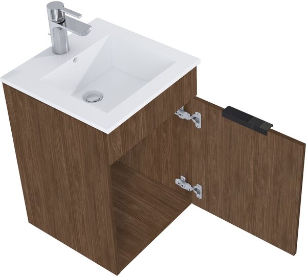 Elita Qubo Plus umyvadla se skříňkou 40.5 cm ořechová RE020400147060