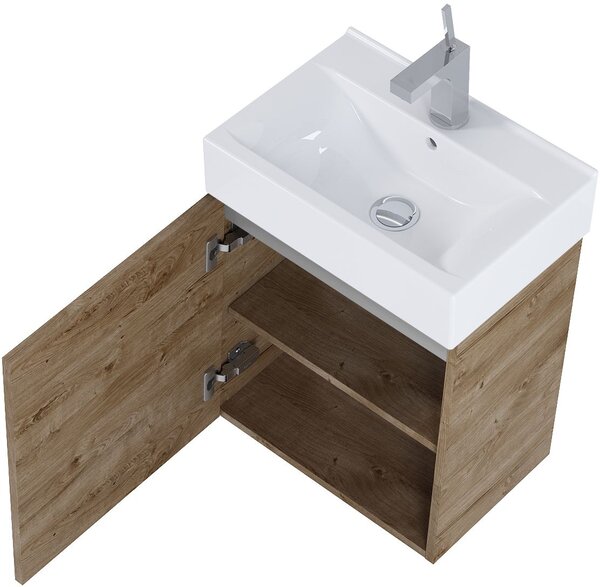 Elita Tiny umyvadla se skříňkou 45 cm dub RE020451167050