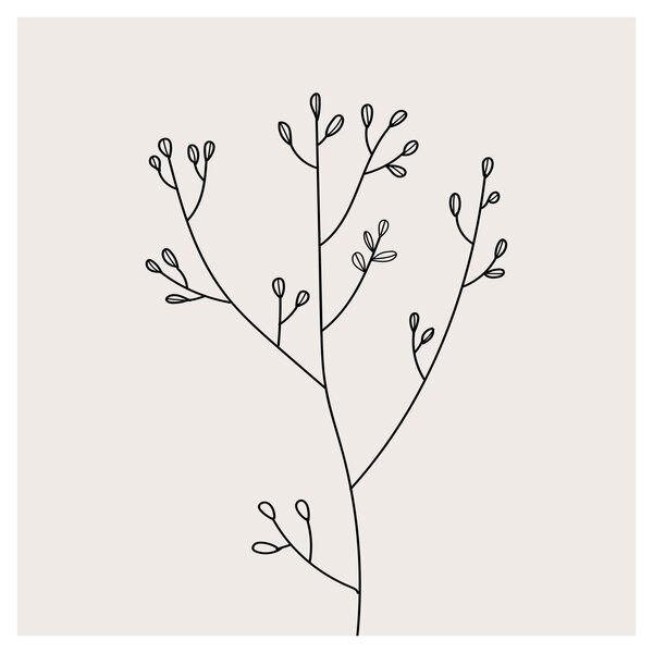 Obraz - Luční květ N⁰3 (30x30 cm)