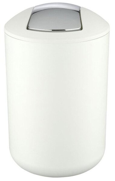 Wenko Brasil odpadkový koš 6.5 l chrom-bílá 21207100