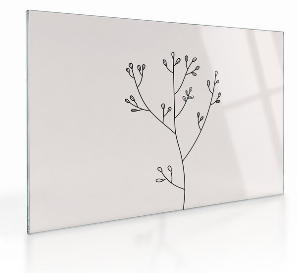 Skleněný obraz - Luční květ N⁰3 (70x50 cm)