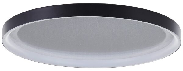 Brilliant - LED Stm stropní svítidlo QUITO LED/30W/230V 3000K pr. 42 cm černá