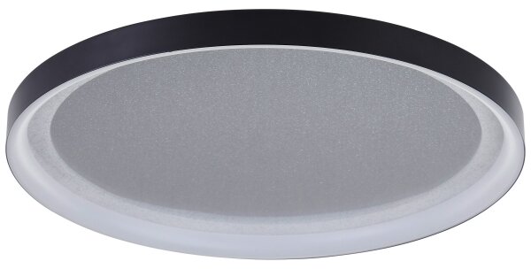 Brilliant - LED Stm stropní svítidlo QUITO LED/30W/230V 3000K pr. 42 cm černá