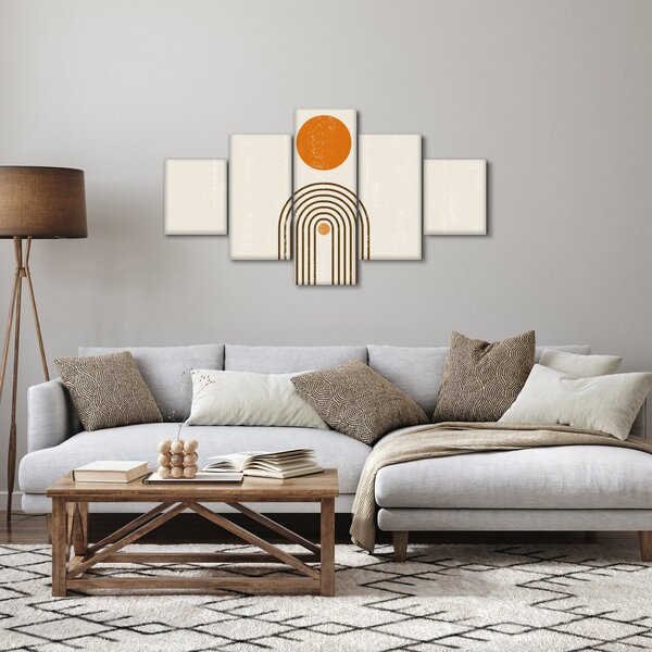 Obraz - Hnědé oblouky (125x70 cm)