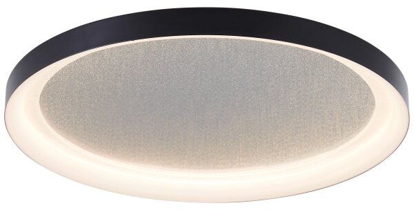 Brilliant - LED Stm stropní svítidlo QUITO LED/30W/230V 3000K pr. 42 cm černá