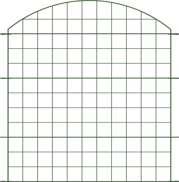 Oplocení jezírka s obloukem – cca 390 x 78,5 cm – tmavě zelené