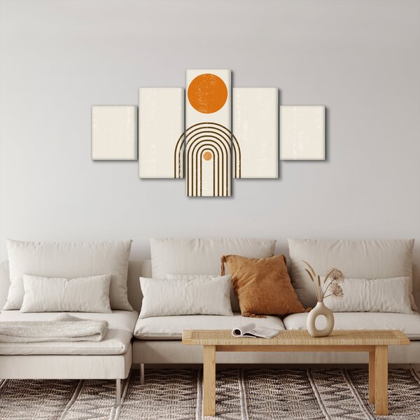 Obraz - Hnědé oblouky (125x70 cm)