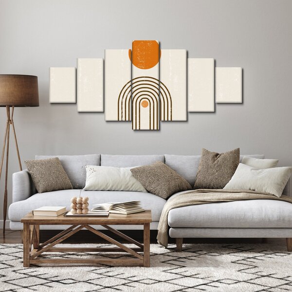 Obraz - Hnědé oblouky (210x100 cm)