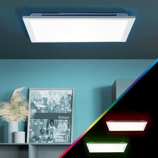 Brilliant - LED RGBW Stm stropní svítidlo ALLIE LED/24W/230V 2700-6500K + DO
