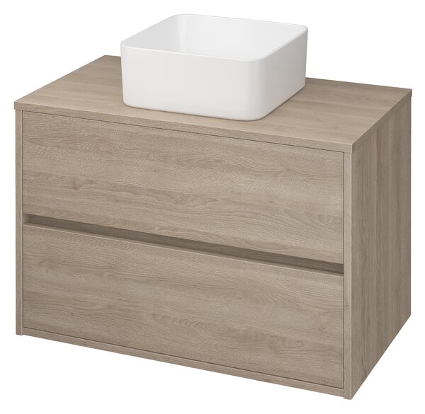 Cersanit Crea umyvadlo 35x35 cm čtvercový na pult bílá K114-007-ECO
