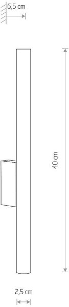 Nowodvorski Lighting Laser nástěnné svítidlo 2x10 W zlatá 10562