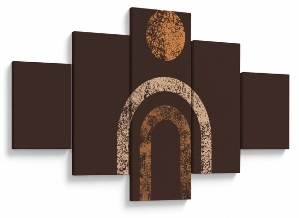 Obraz - Oranžové oblouky N⁰1 (125x70 cm)