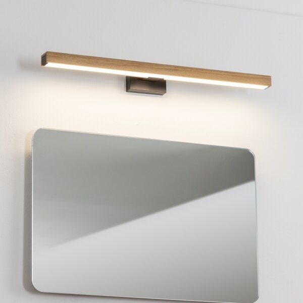 Brilagi-LED Koupelnové osvětlení zrcadla WOODY MIRROR LED/12W/230V IP44 dub/čern