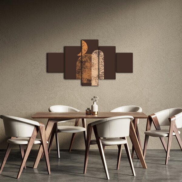 Obraz - Oranžové oblouky N⁰2 (125x70 cm)
