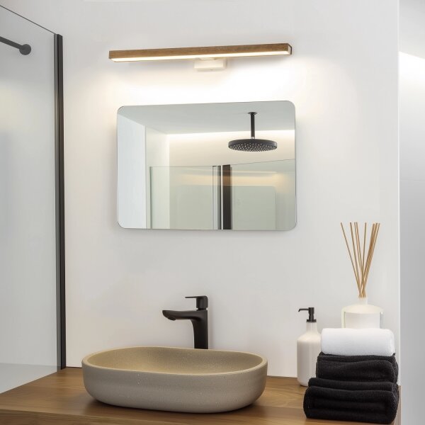 Brilagi-LED Koupelnové osvětlení zrcadla WOODY MIRROR LED/12W/230V IP44 dub/bílá