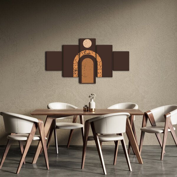 Obraz - Oranžové oblouky N⁰3 (125x70 cm)
