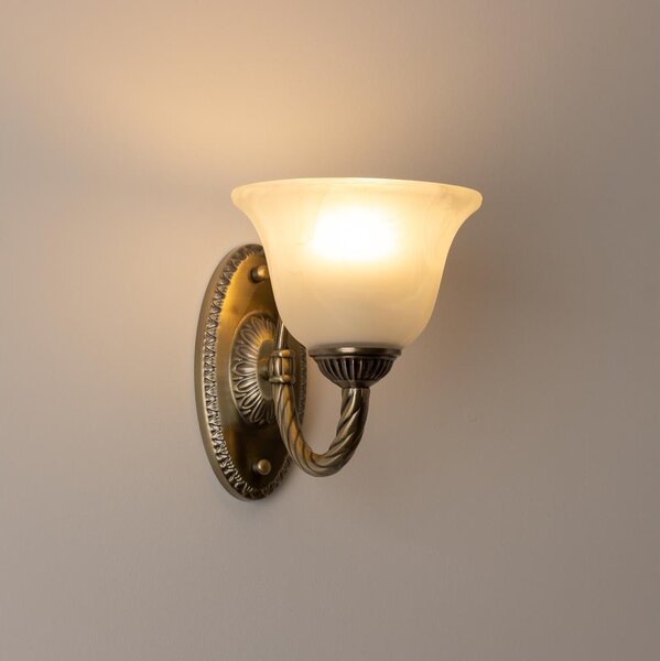 Brilagi - Nástěnná lampa CLASSIC 1xE27/60W/230V mosaz