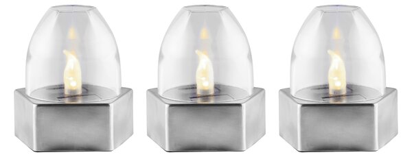 Livarno home Solární LED svítidlo, 3dílná sada (solární LED lampa, 3dílná sada) (100372405002)