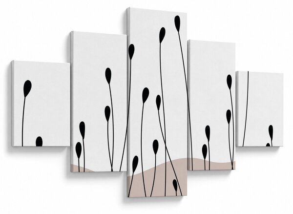 Obraz - Grafická louka N⁰1 (125x70 cm)