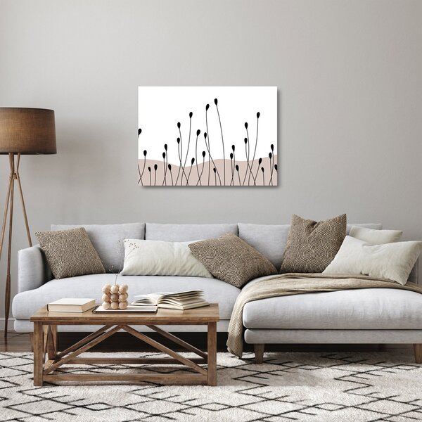 Skleněný obraz - Grafická louka N⁰1 (70x50 cm)