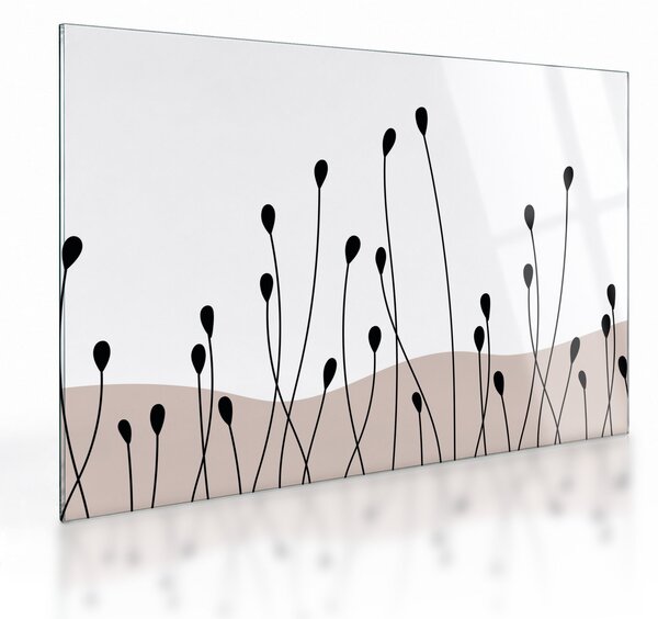 Skleněný obraz - Grafická louka N⁰1 (70x50 cm)