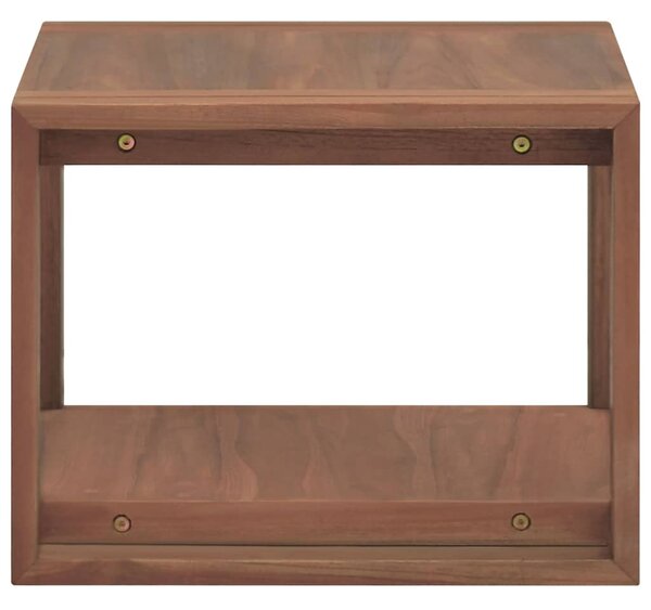 Nástěnná koupelnová skříňka 45 x 45 x 35 cm masivní teak 338233