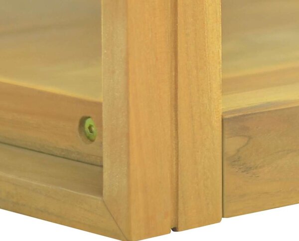 Nástěnná koupelnová skříňka 60 x 45 x 35 cm masivní teak 338234