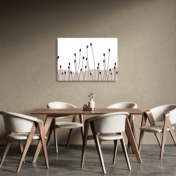 Skleněný obraz - Grafická louka N⁰1 (70x50 cm)