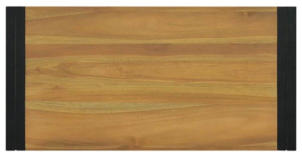 Koupelnová skříňka 90 x 45 x 35 cm masivní teakové dřevo 338231