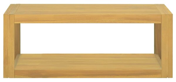 Nástěnná koupelnová skříňka 90 x 45 x 35 cm masivní teak 338235