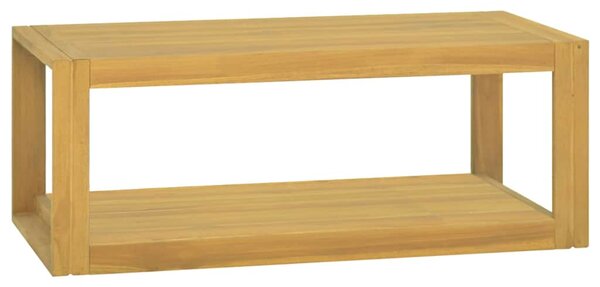Nástěnná koupelnová skříňka 90 x 45 x 35 cm masivní teak 338235