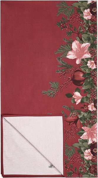 Livarno® Ubrus, 130 x 240 cm (červená) (100413310002)