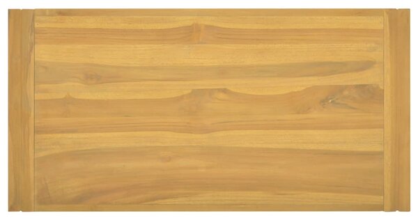 Nástěnná koupelnová skříňka 90 x 45 x 35 cm masivní teak 338235