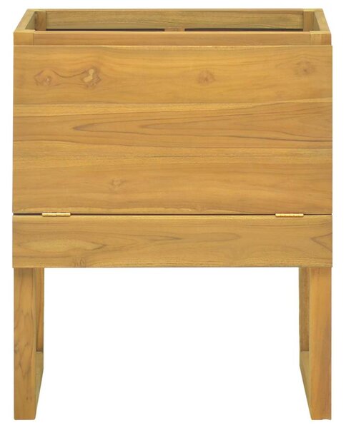 Koupelnová skříňka 60 x 40 x 75 cm masivní teakové dřevo 338247