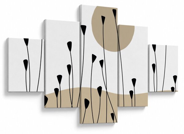 Obraz - Grafická louka N⁰2 (125x70 cm)