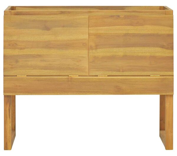 Koupelnová skříňka 90 x 40 x 75,5 cm masivní teakové dřevo 338248