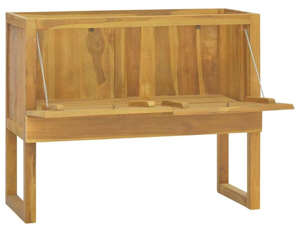 Koupelnová skříňka 90 x 40 x 75,5 cm masivní teakové dřevo 338248