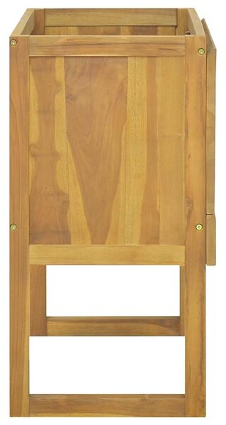 Koupelnová skříňka 90 x 40 x 75,5 cm masivní teakové dřevo 338248