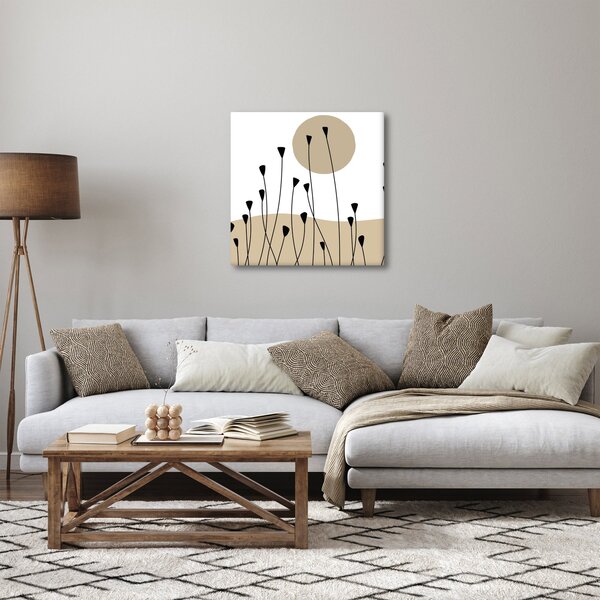Obraz - Grafická louka N⁰2 (30x30 cm)