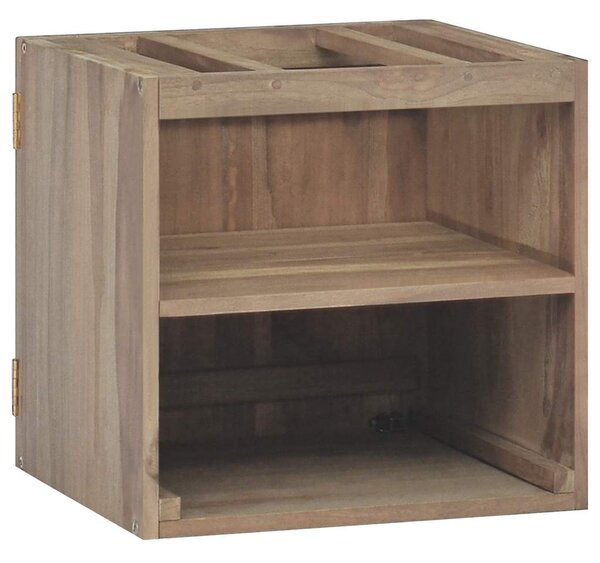 Nástěnná koupelnová skříňka 46 x 25,5 x 40 cm masivní teak 338252