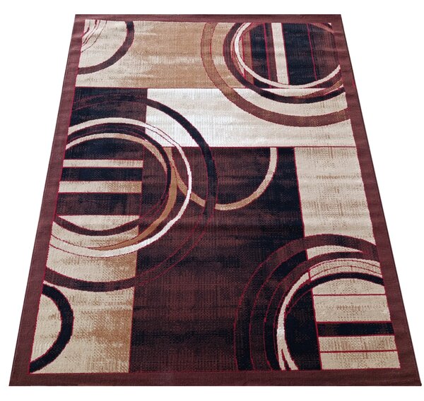 Makro Abra Kusový koberec BCF Alfa 22 hnědý Rozměr: 40x60 cm