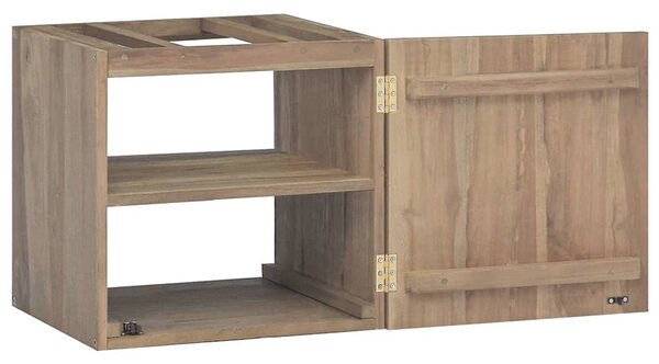 Nástěnná koupelnová skříňka 46 x 25,5 x 40 cm masivní teak 338252
