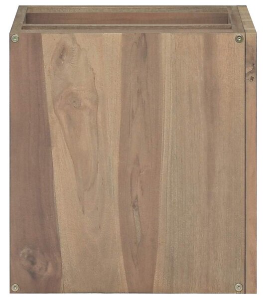 Nástěnná koupelnová skříňka 46 x 25,5 x 40 cm masivní teak 338252