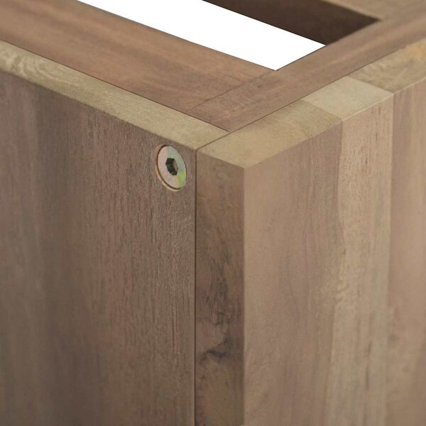 Nástěnná koupelnová skříňka 46 x 25,5 x 40 cm masivní teak 338252