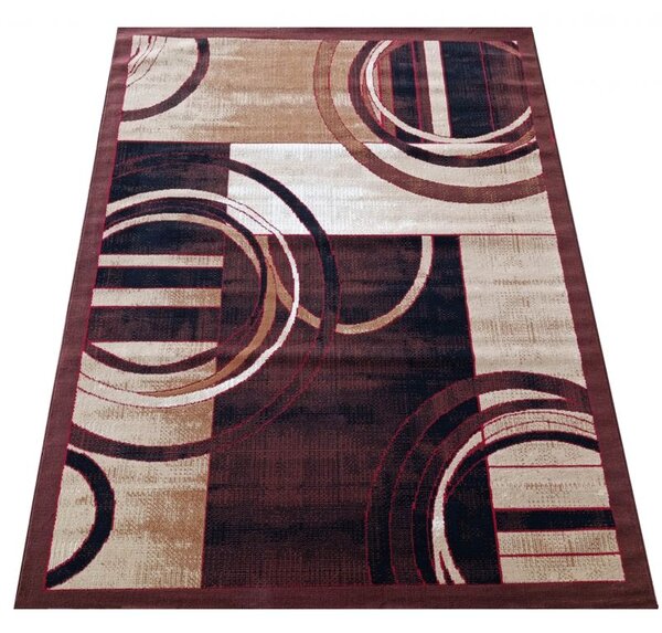 Makro Abra Kusový koberec BCF Alfa 22 hnědý Rozměr: 40x60 cm