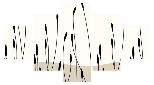 Obraz - Grafická louka N⁰3 (125x70 cm)