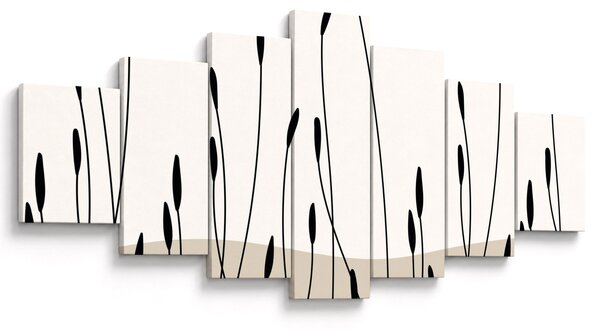 Obraz - Grafická louka N⁰3 (210x100 cm)